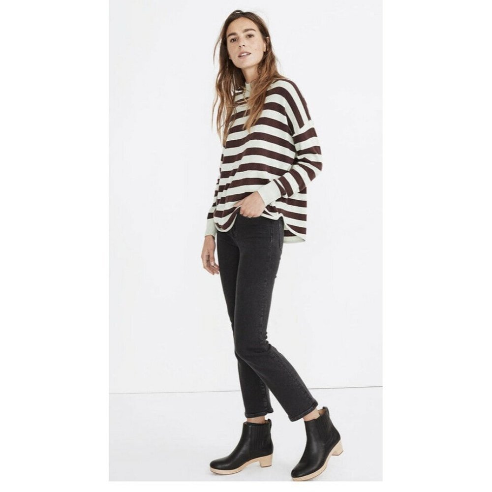 Madewell Ashbury Mockneck Pullover Sweater in Kelsey Size‎ S